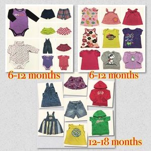 Baby Girls Clothing 6-18 months